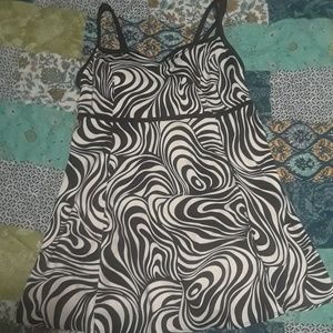 Animal print swim suit